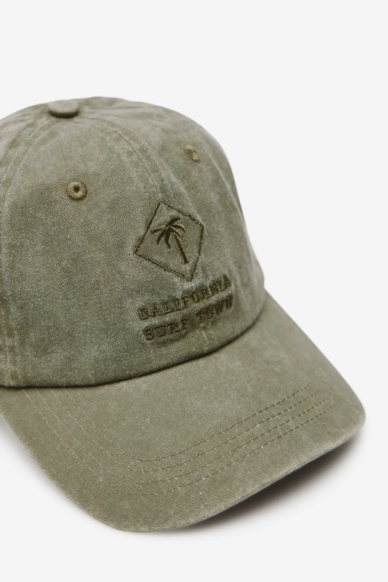 Gorra visera textil