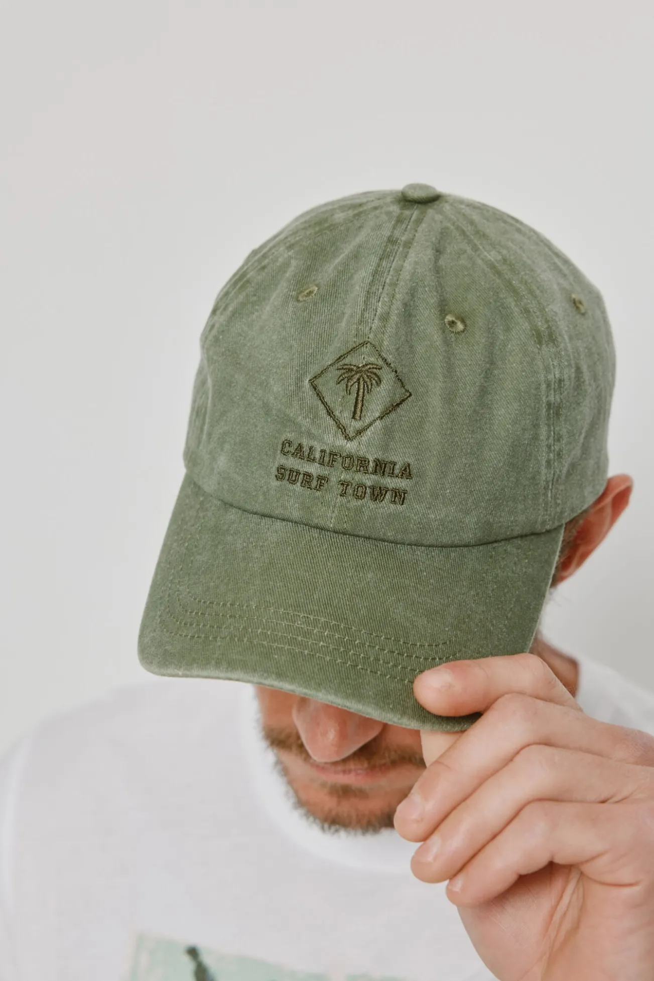 Gorra visera textil
