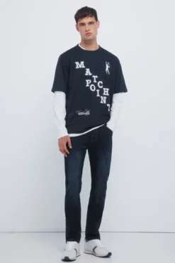 Jeans azul muy oscuro slim fit