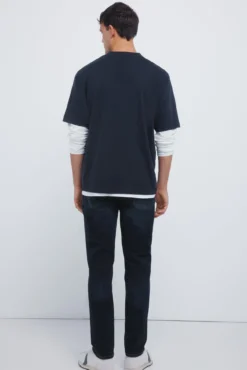 Jeans azul muy oscuro slim fit