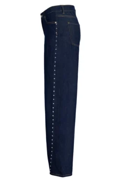 Jeans barrel tachuelas