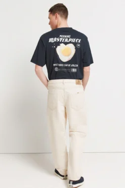 Jeans crudo straight fit