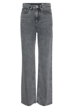 Jeans de tiro alto