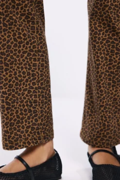 Jeans estampado leopardo