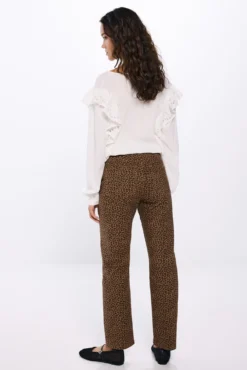 Jeans estampado leopardo