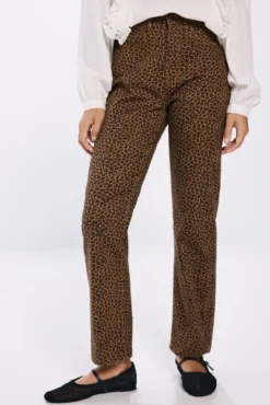 Jeans estampado leopardo