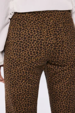Jeans estampado leopardo