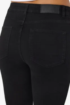 Jeans flare de tiro alto