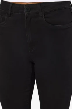 Jeans flare de tiro alto