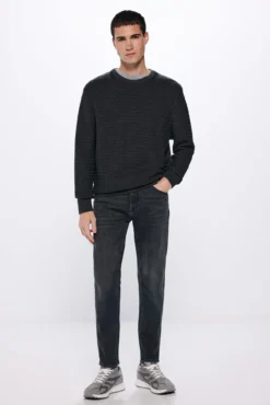 Jeans gris oscuro skinny fit