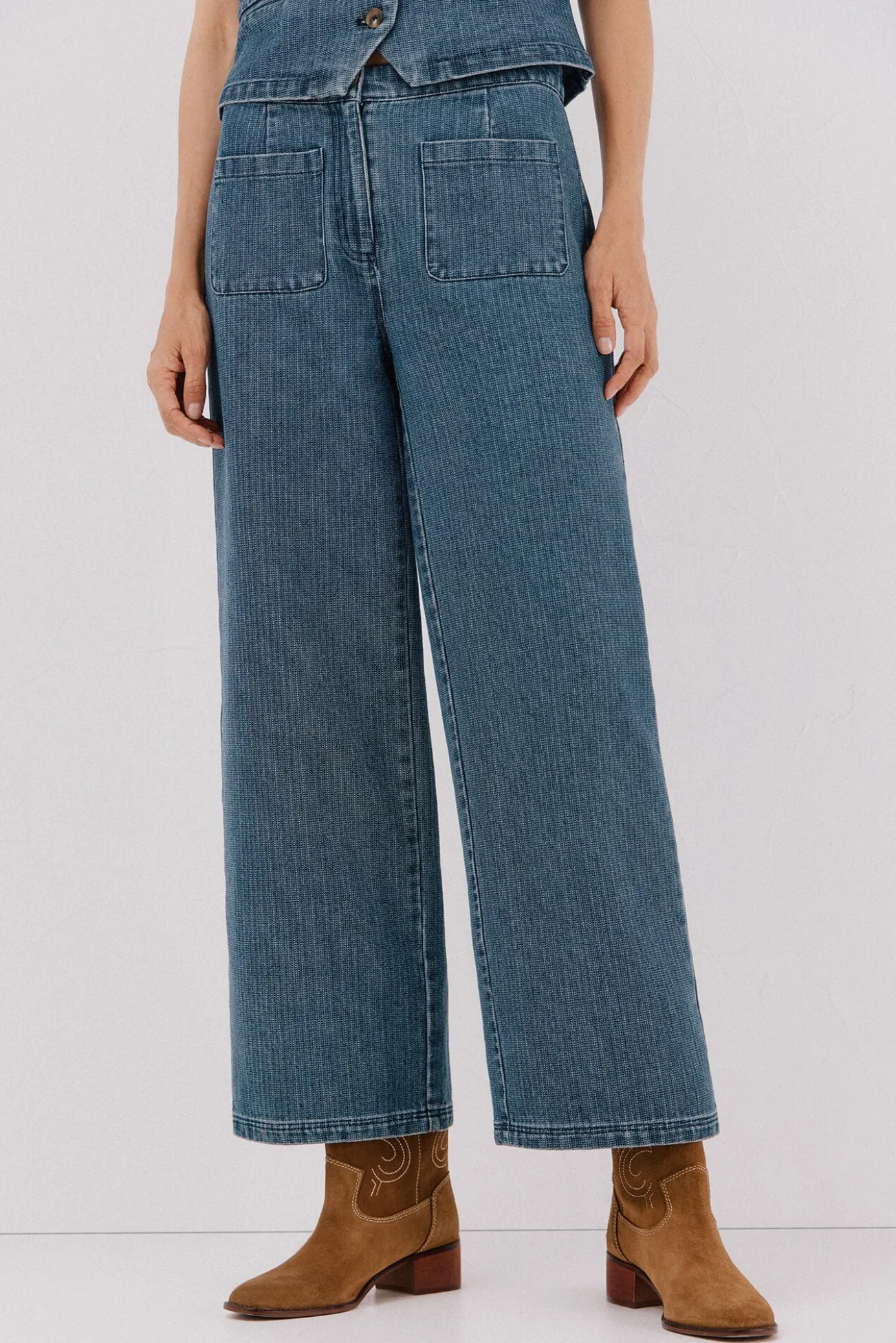 Jeans Marine textura