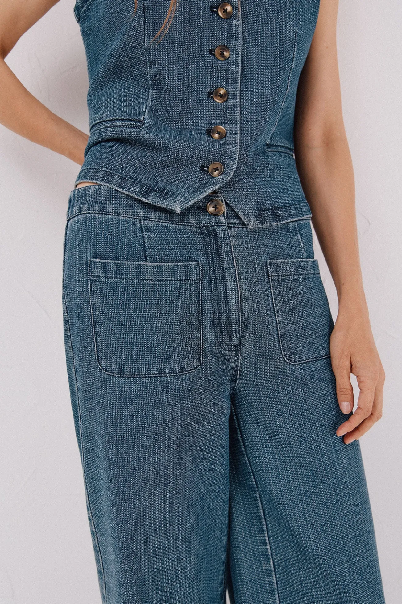 Jeans Marine textura