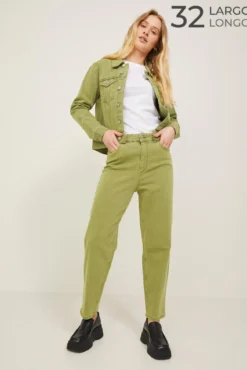 Jeans Mom Tiro Alto