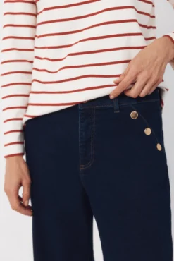 Jeans Palazzo botones