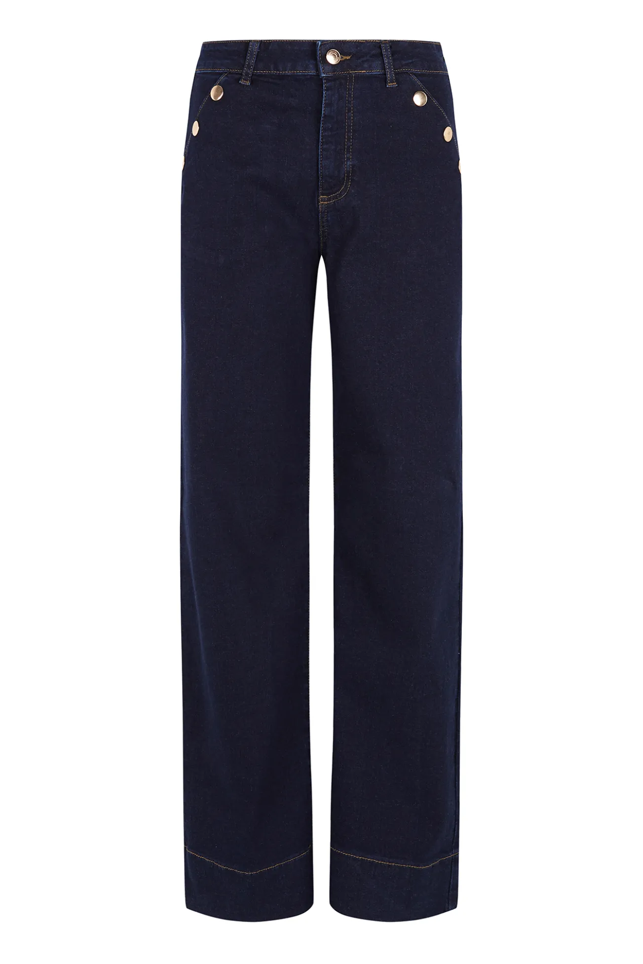 Jeans Palazzo botones