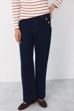 Jeans Palazzo botones