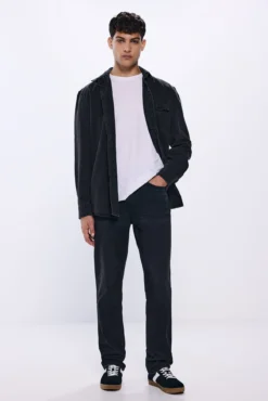 Jeans regular fit negro