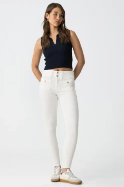 Jeans Skinny cintura alta