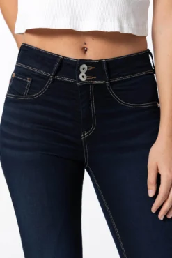 Jeans Skinny Tiro Alto