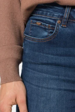 Jeans Skinny Tiro Alto