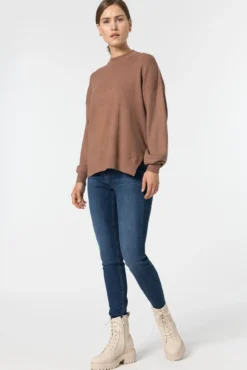Jeans Skinny Tiro Alto