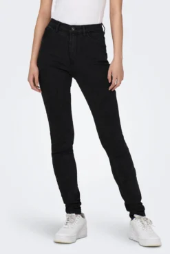 Jeans Skinny Tiro Alto