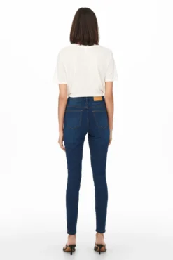 Jeans Skinny Tiro Alto
