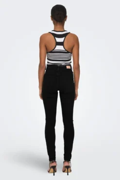 Jeans Skinny Tiro Alto