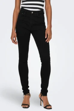 Jeans Skinny Tiro Alto