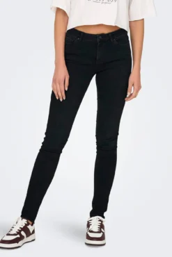 Jeans Skinny Tiro Medio