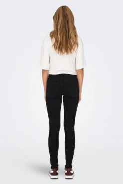 Jeans Skinny Tiro Medio