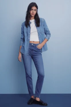 Jeans slim cropped