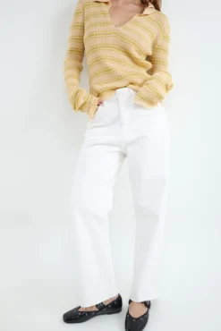 Jeans straight cropped