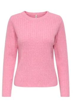 Jersey acanalado cuello redondo
