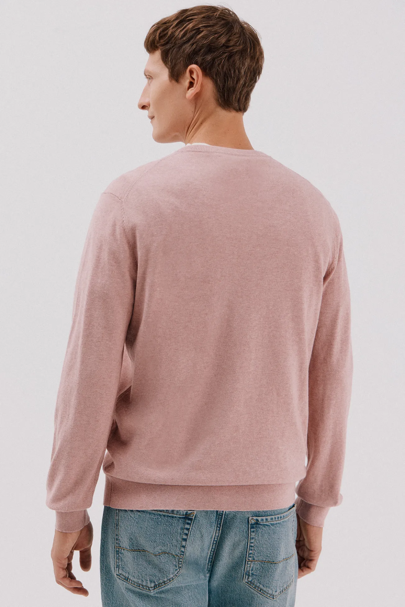 Jersey algodón cashmere cuello caja
