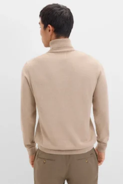 Jersey algodón cashmere cuello alto