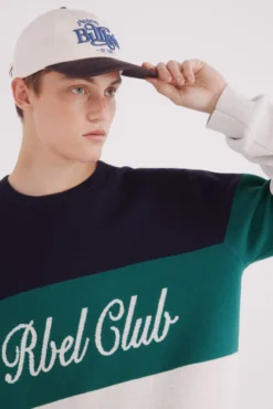 Jersey bloque color texto