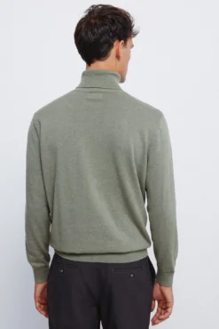 Jersey básico cuello alto