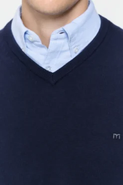 Jersey básico cuello pico