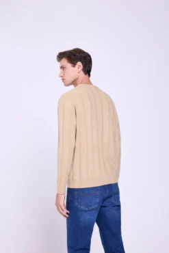 Jersey Básico Rib Cuello Redondo