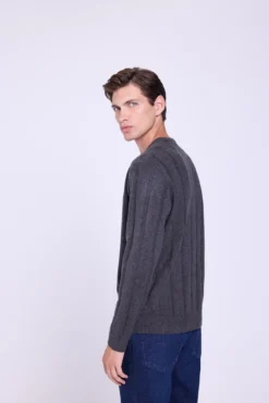 Jersey Básico Rib Cuello Redondo