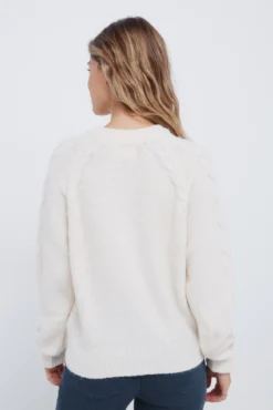 Jersey cable knit