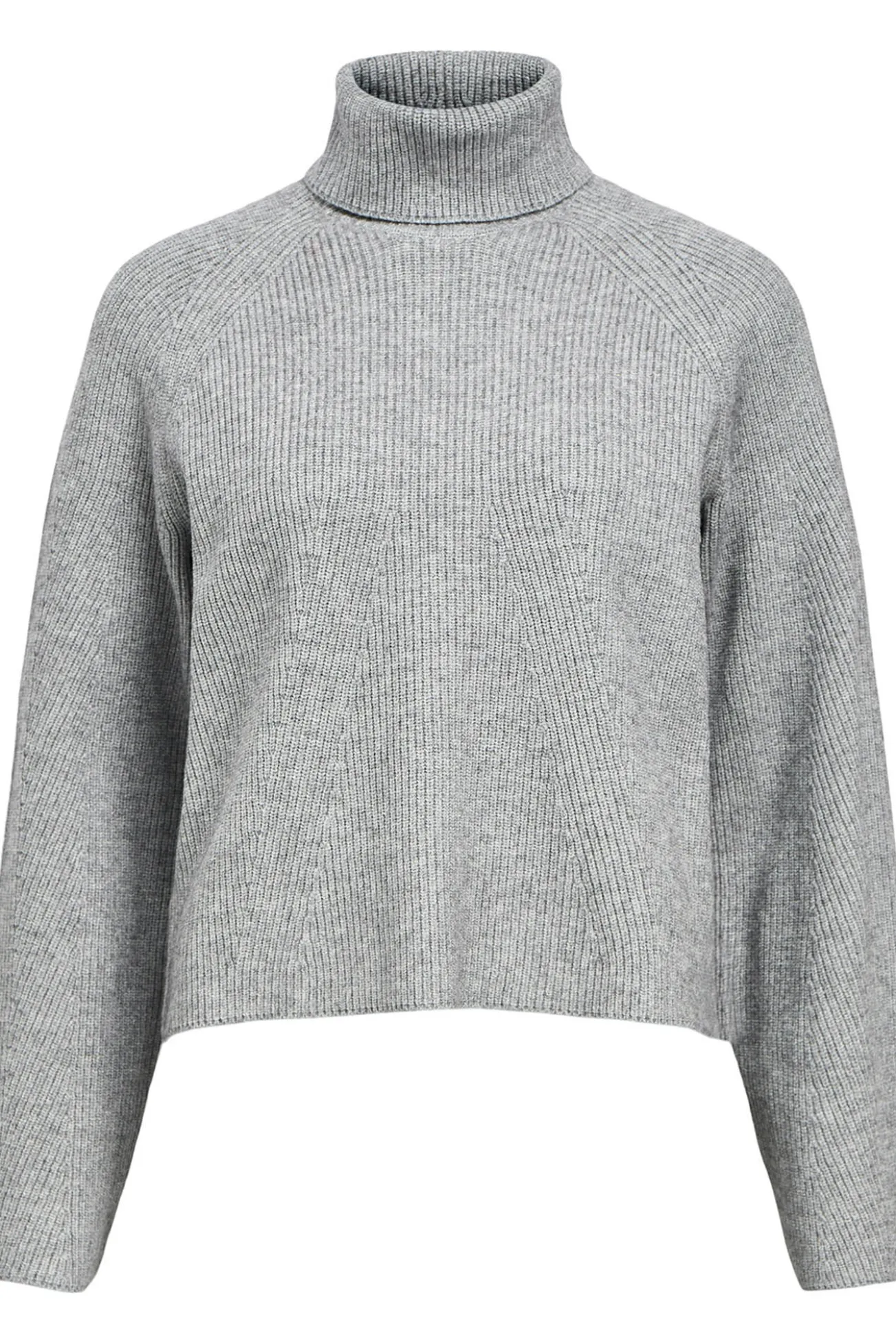 Jersey canalé cuello vuelto