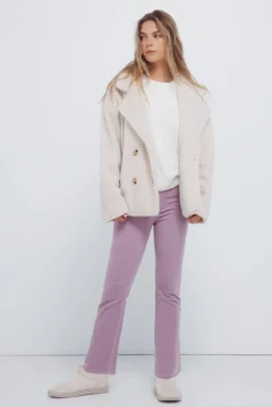 Jersey chenilla cable knit