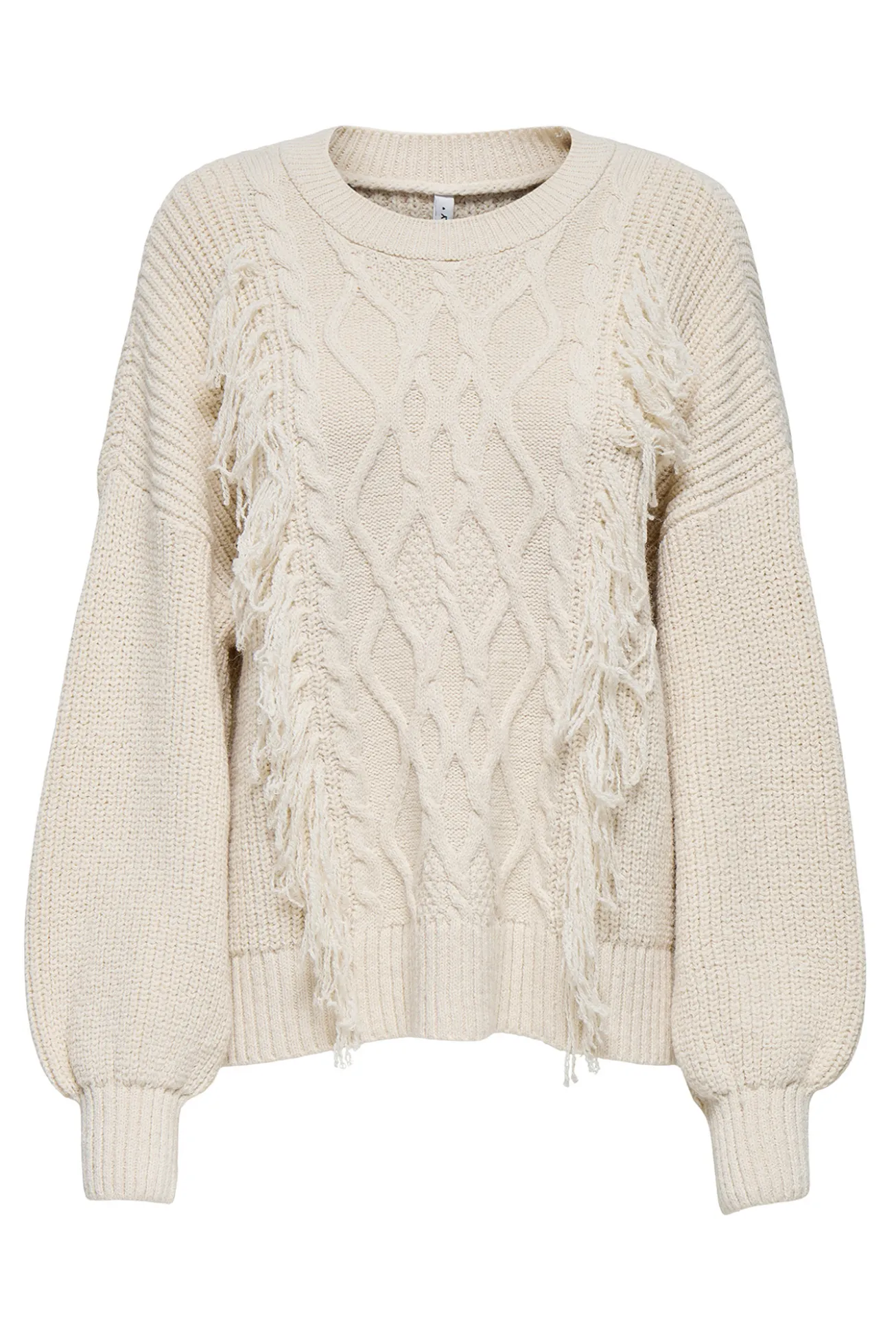 Jersey con detalle de flecos