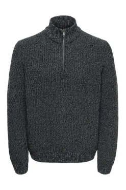 Jersey cuello alto cremallera