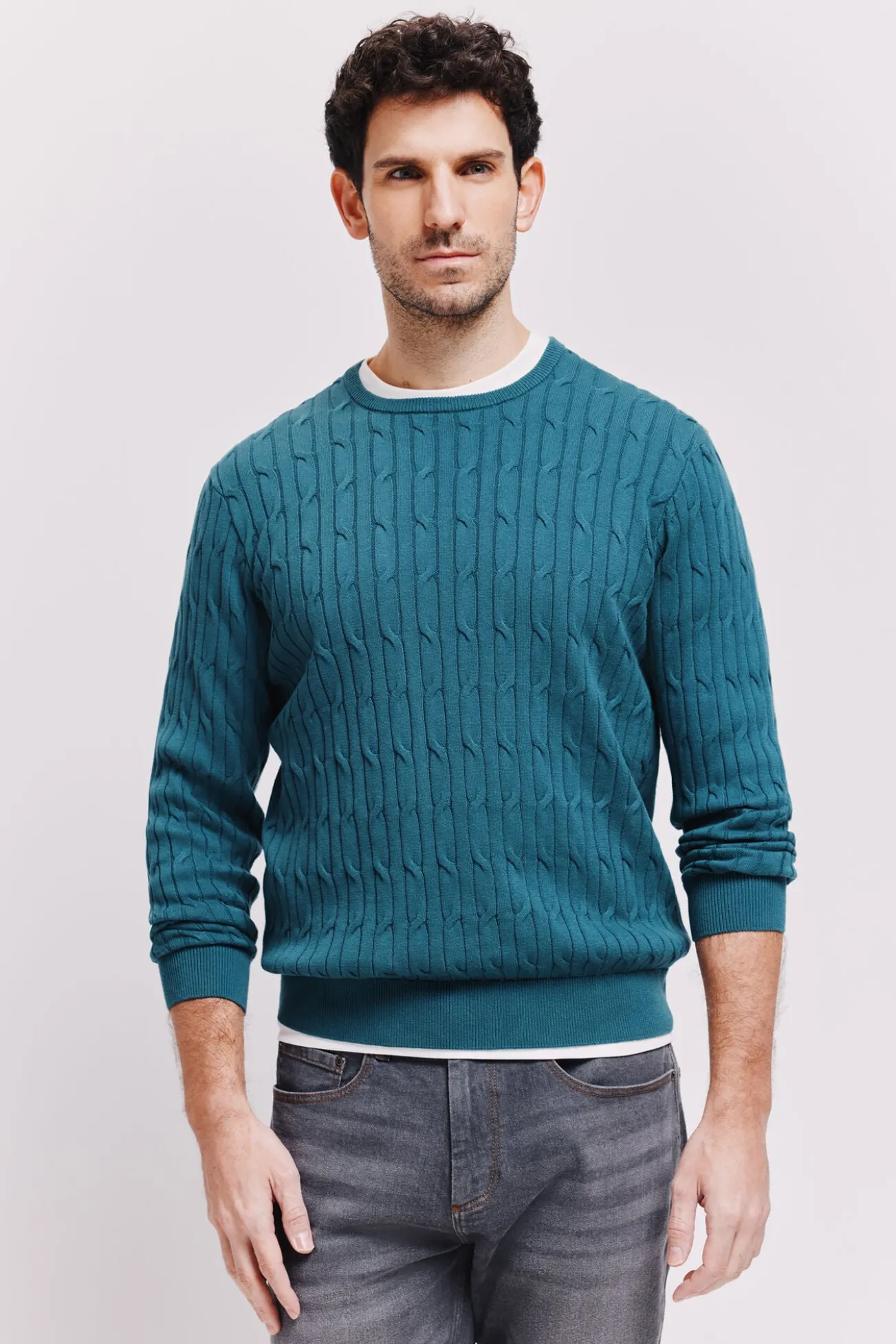 Jersey cuello caja