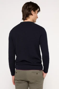 Jersey cuello caja microestructura