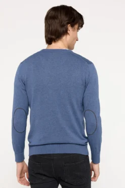 Jersey cuello caja parche