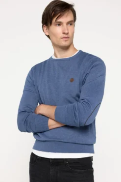 Jersey cuello caja parche